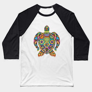 The Colorful Turtle Baseball T-Shirt